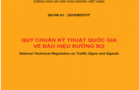 THAY ĐỔI VỀ NỘI DUNG QUY ĐỊNH CỦA MỘT SỐ BIỂN BÁO GIAO THÔNG