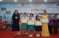 CÀ MAU TỔ CHỨC HỘI THI ATGT TRONG TRƯỜNG HỌC