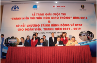 TRAO GIẢI THANH NIÊN VỚI VĂN HOÁ GIAO THÔNG 2016